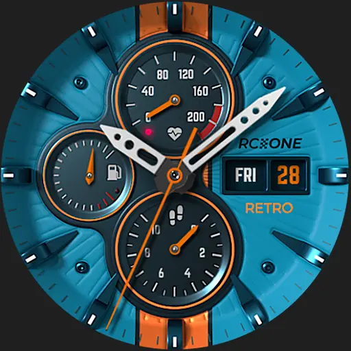 S4U RC ONE - Retro watch face icon