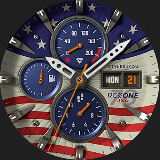 S4U RC ONE - USA watch face icon