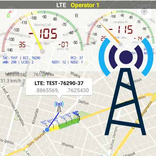 Network Cell Info & Wifi icon