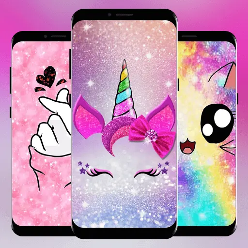 Live Glitter Girly Wallpaper icon