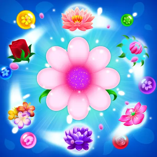 Bubble Shooter Flower Blossom icon