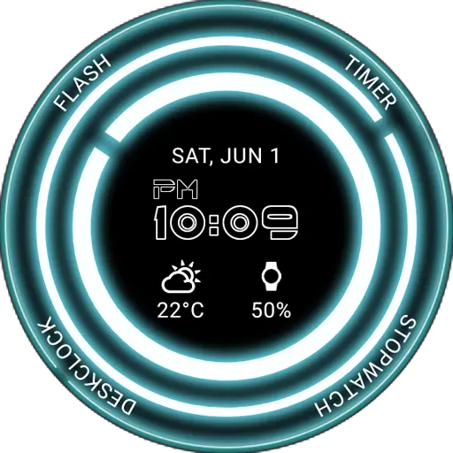 Glowing ElecTRONic Watch Face icon