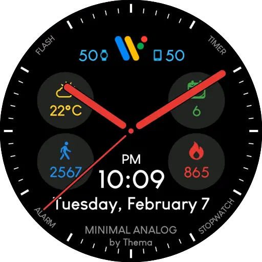 Minimal Analog Watch Face icon