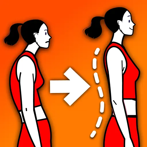 Healthy Spine Straight Posture icon