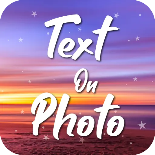 Text on Photo icon