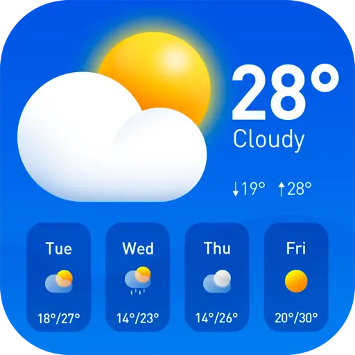 Weather forecast-Live monitor icon