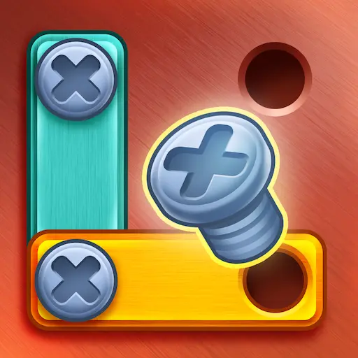 Crazy Nuts - bolts and plates icon