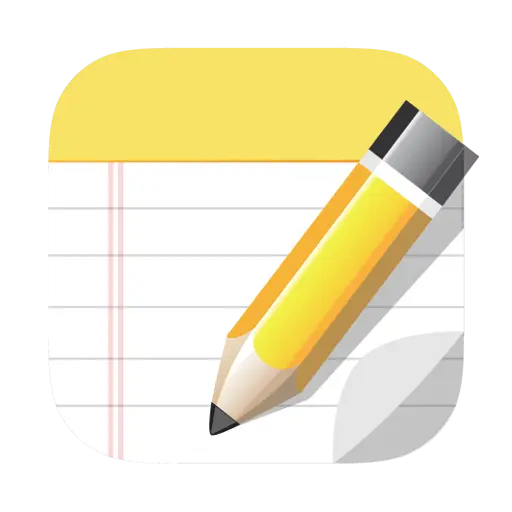 Notepad notes, memo, checklist icon