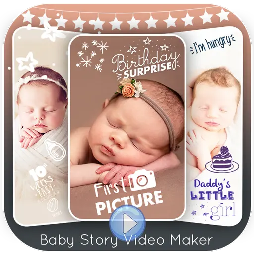 Baby Story Photo Video Maker icon