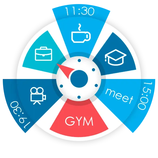 Sectograph. Day & Time planner icon