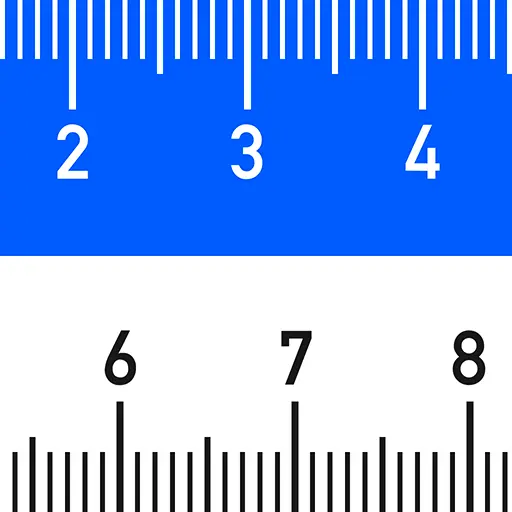 Ruler, Tape Measure: cm, inch icon