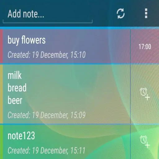 Notes Widget Reminder KEY icon