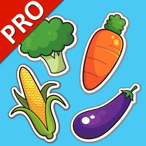 Vegetables Cards Games PRO icon