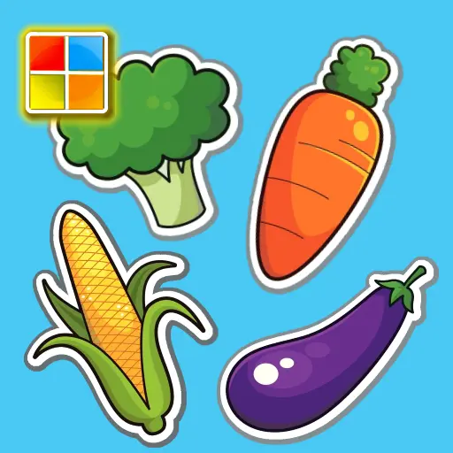 Vegetables Cards Games icon