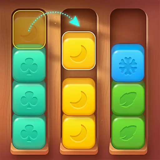 Wood Sortpuz: Ball Sort Puzzle icon